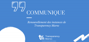 Renouvellement des instances TM 2020