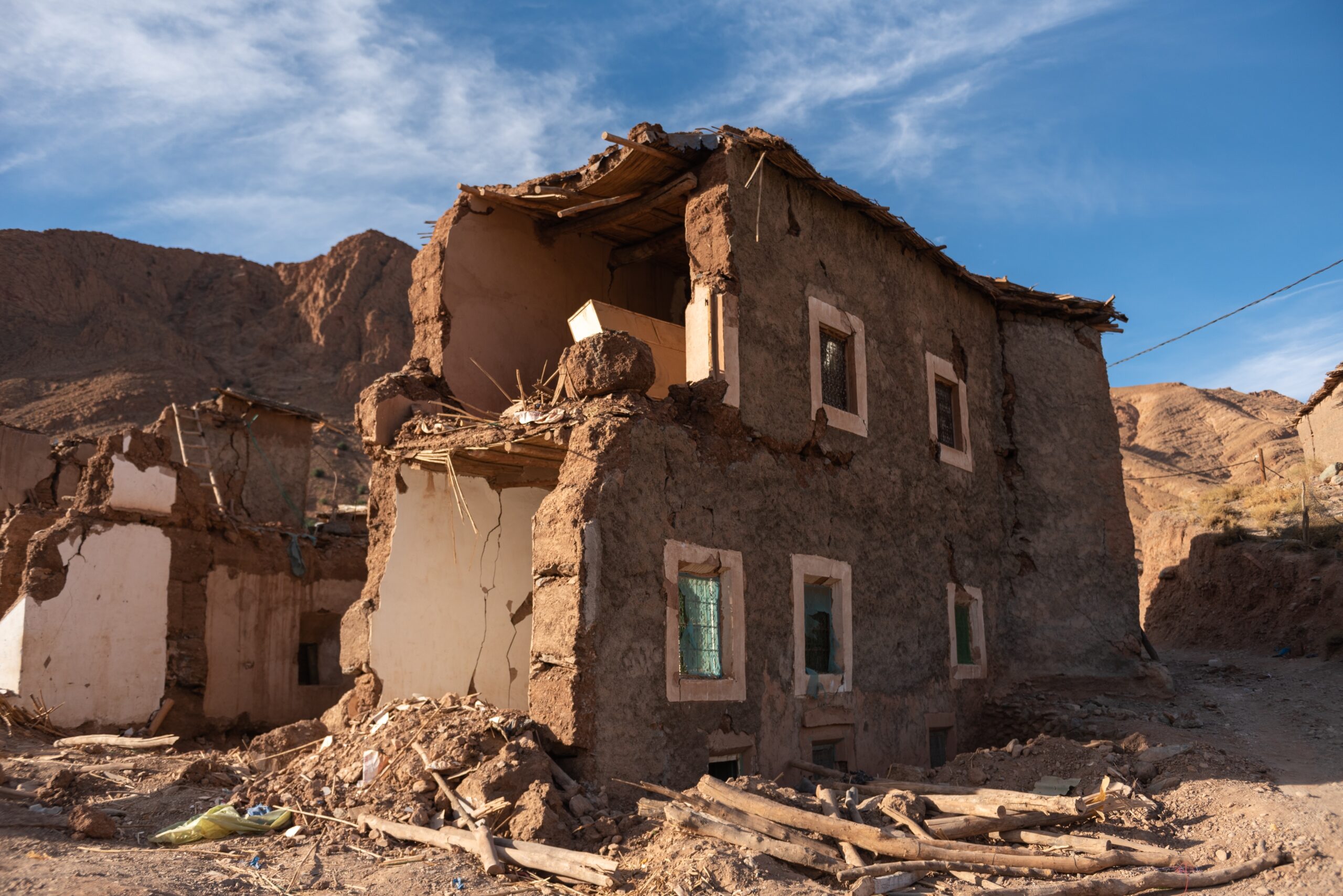 Reconstruction post-séisme du Grand Atlas